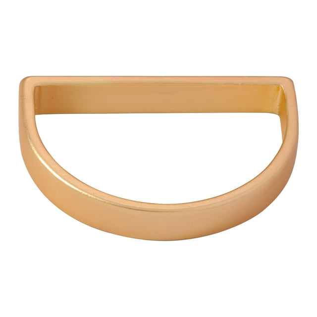 Polished D Shape Metal Napkin Holders for Wedding Dining and Formal Table Setting Elegant Tableware Accessory