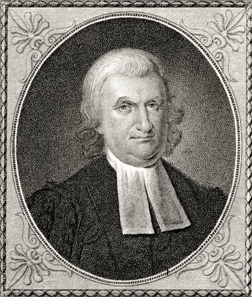 Dr John Witherspoon 1723 To 1794 American Clergyman Statesman And Founding Father A Signatory Of Declaration Of Independence 19Th Century Engraving By JB Longacre From A Painting By CW Peale Canvas Ar