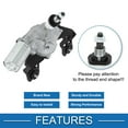 thumbnail image 4 of Unique Bargains Rear Windshield Wiper Motor for Hyundai Veracruz 2007-2012 No.987003J000, 4 of 7