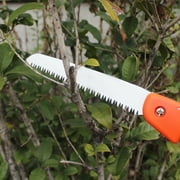 Folding Hand Saw, Gardening/Camping/Pruning Saw with Rugged 7 Inch Blades Professional Folding Saw Razor Tooth Sharp Blade Solid Non-slip Grip