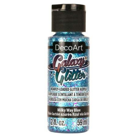 UPC: 0766218112064 | DecoArt Galaxy Glitter Paint – Milky Way Blue 2 oz