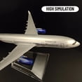 thumbnail image 4 of Réplica de avión de Metal a escala 1:400, Aeroflot, Siberia, Transaero, RU, Airlines, modelo de avión de aviación, juguete de regalo artístico en miniatura fundido a presión, 4 of 5