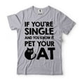 thumbnail image 5 of Funny Single Person Shirt Single Shirts Pet Your Cat Shirt Cat Owner Shirt Cat Mom Gift Tee (Large Black), 5 of 6