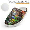 thumbnail image 4 of Kids The Legend of Zelda Slippers Anti-slip Fluffy Fuzzy House Slippers Warm Soft Plush Winter Fluffy House Shoes for Boys Girls, 4 of 7