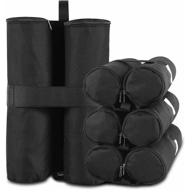 Paquete de 4 bolsas de arena, pesas de arena para cenador, bolsas de arena de doble costura, pesas para piernas, para tienda de campaña, accesorio de lastre