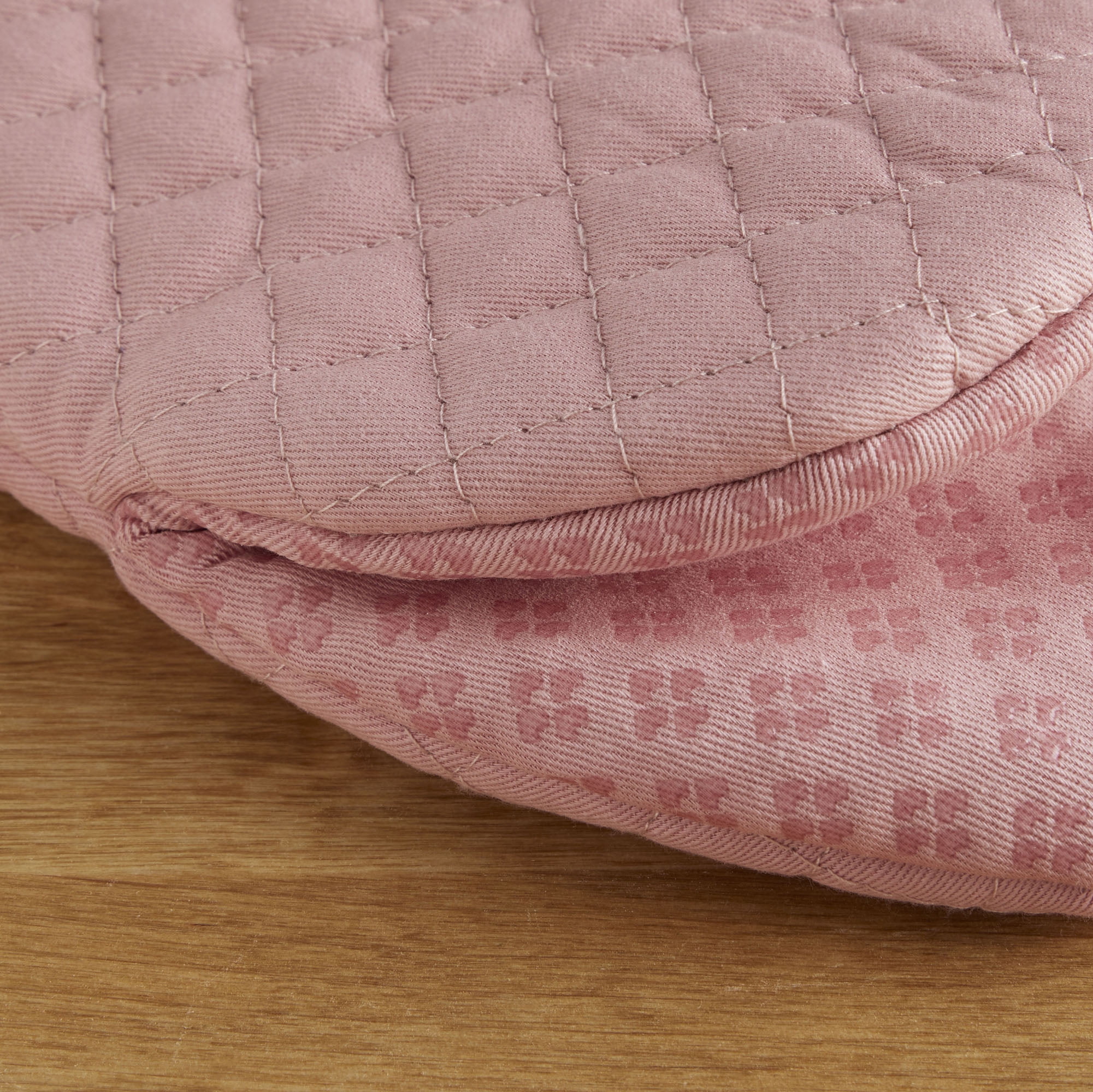 KitchenAid Asteroid Mini Oven Mitt 2-Pack Set, Dried Rose, 5.5"x8"