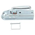 thumbnail image 1 of Straight Tongue Trailer Coupler, Trailer Coupler Impact Resistant Durable 50mm Hitch Ball  For 50mm Square Tube For Trailer, 1 of 8