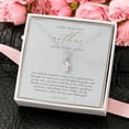 thumbnail image 3 of Mother Of The Bride Wedding GIft Necklace Alluring Beauty Necklace Standard Box, 3 of 3
