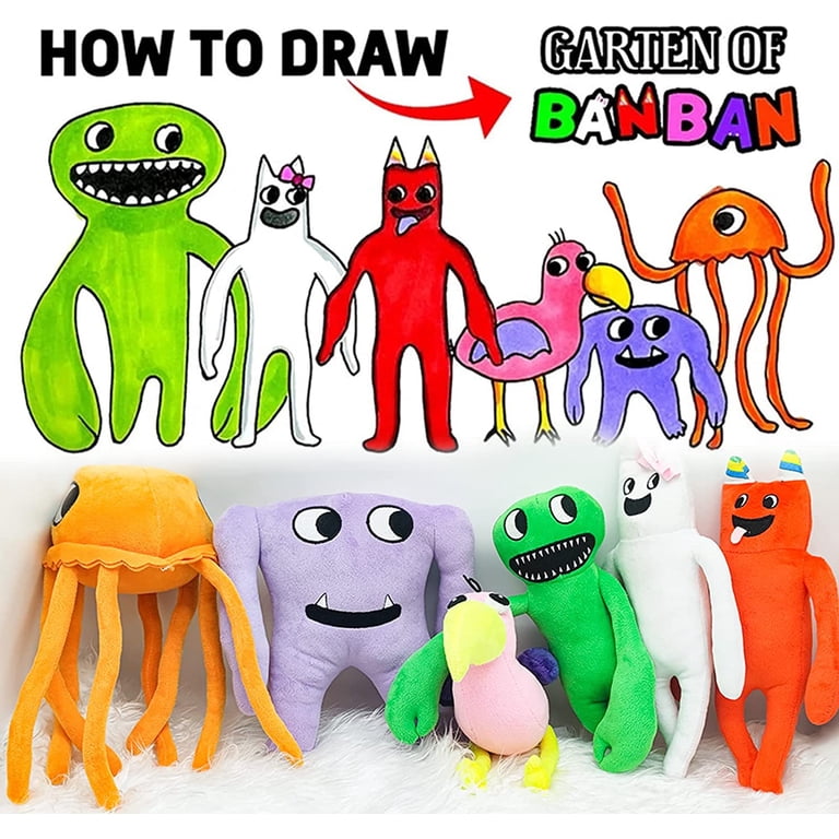 5 Peças De Pelúcia Garten Of Banban Jumbo Josh Plushies Toys | Parcelamento sem juros