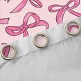 thumbnail image 4 of Manfei Cartoon Bow Tie Black Out Curtains,Cute Bowknot Ribbon Curtains Pack of 2 (42x63 Each),Girl Pink Bedroom Curtains For Teens,Luxury Bedroom Decor, 4 of 6