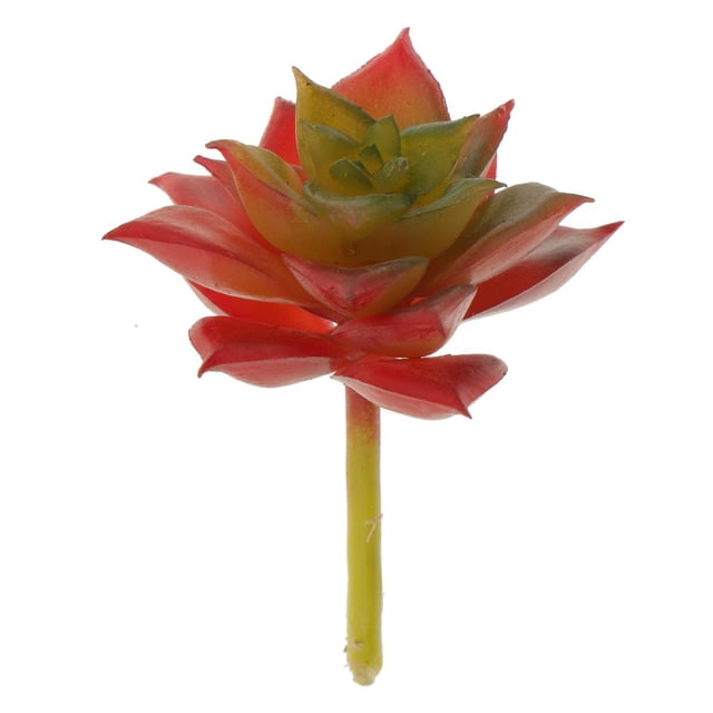 Adorno Hogar Artificial Flor Sunnimix Planta artificial Roja 7cm