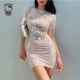 thumbnail image 1 of 2024 Hello Kitty Lindo Dibujos Animados Estampado Cosplay Manga Corta Sexy Club Nocturno Vestido Ajustado Bolso De Moda De Verano Vestido De Fiesta De Playa De Cadera, 1 of 2