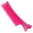 thumbnail image 5 of 1 pinza para el cabello en capas de plástico, pinzas para seccionar, pinzas multiusos para peinar el cabello, pinza especial para peluquería, tinte caliente para uso en el hogar, salón (púrpura), 5 of 5
