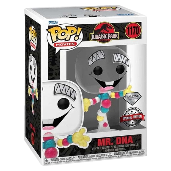 Funko POP! Movies Jurassic Park Mr. DNA #1170 [Diamond Collection] Exclusive
