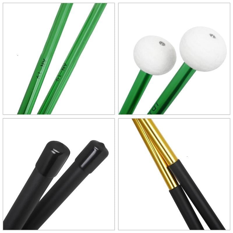 CEORPER Mallet Hammer Stick Mallet Rods Alloys Handle Drum Hammer Cymbal Drum Mallet