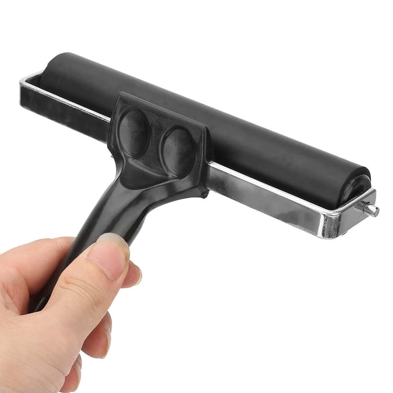 Roller Brush, Rubber Brayer Roller Art Ink Painting Printmaking Roller Stamping Tool 15 Cm Roller Brush, Rubber Brayer Roller Art Ink Painting Printmaking Roller Stamping Tool 15 Cm