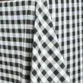 thumbnail image 3 of Efavormart Perfect Picnic Inspired Black/White Checkered 90x132" Polyester Tablecloths For Party Event Decor, 3 of 9