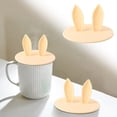 thumbnail image 2 of Yeuimy Mug Covers,Silicone Cup Covers,Tea Cup Covers For Steeping,Silicone Creative Anti-Dust Rubber Airtight Seal Suction Cap,Food Grade Dust-Proof Airtight Seal Lids For Mugs Tea Cups Coffee Cup, 2 of 6