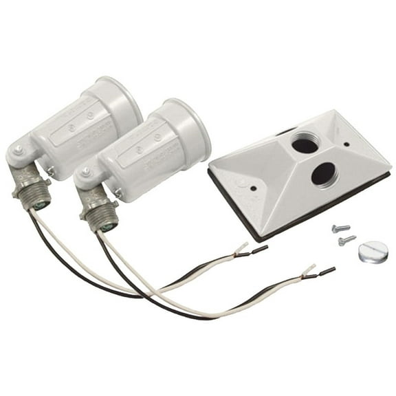 HUBBELL 5621-6 Lamp Holder, 120 V, 75 to 150 W, White