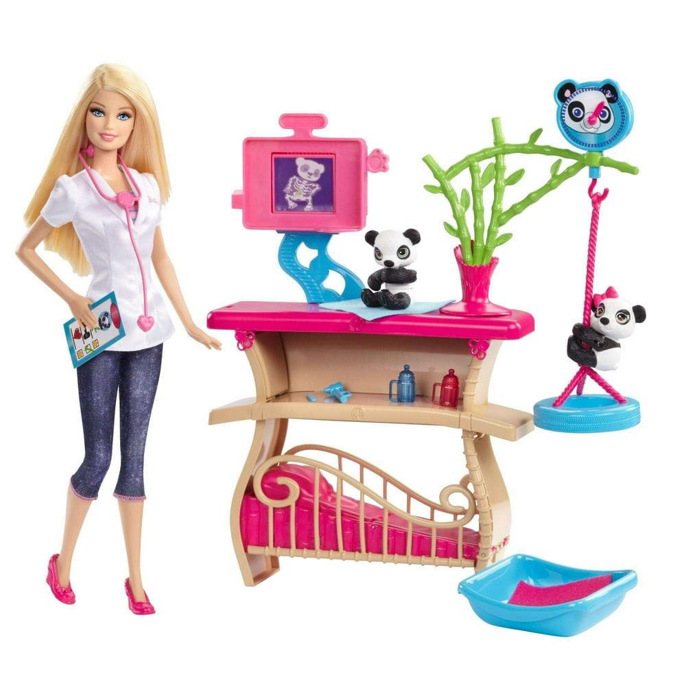 Barbie Careers Panda Caretaker Playset - Walmart.com - Walmart.com