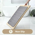 thumbnail image 6 of LongLiYi 3-Piece Memory Foam Bath Mat Set, Soft and Comfortable, Water Absorbent, Non-Slip, Thick, Machine Washable, and Dryable, Dark Khaki Color, 6 of 9