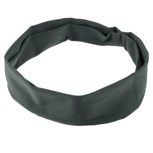 1 pieza de diademas deportivas para hombres y mujeres, bandas antideslizantes para el cabello, bandas para la cabeza para correr sudor para deportes de fitness, gris oscuro