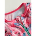 thumbnail image 6 of Cenuakty Toddler Girl Rash Guard Swimsuit, Long Sleeve Strawberry Print Bathing Suit + Sun Hat, 6 of 9