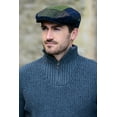 thumbnail image 2 of Mucros Weavers 100% Wool Tweed Irish Patchwork Flat Cap Made in Ireland, 2 of 4