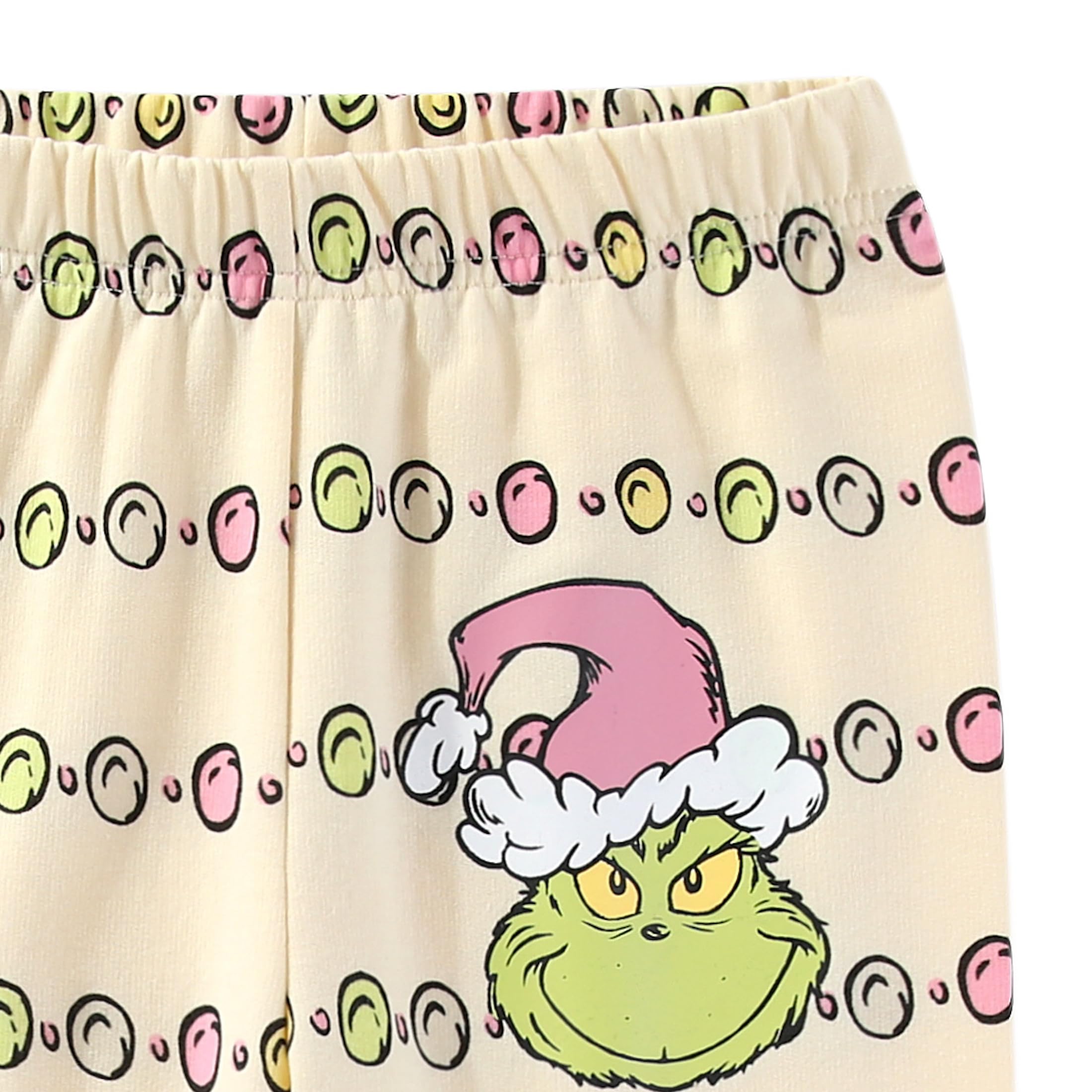 Dr. Seuss Grinch Santa Hat Sweatshirt and Pants Set (Girls), 3 Piece Set, Sizes 4-6X