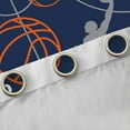 thumbnail image 4 of Castle Fairy Boys Girls Eat Sleep Basketball Black Out Curtains,Ball Gamer Curtains Pack of 2 (42x63 Each),Sport Theme Bedroom Curtains,Luxury Bedroom Decor, 4 of 6