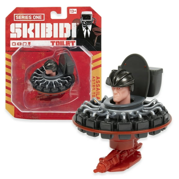 Skibidi Toilet 1:64 Diecast Vehicle - Assailant Astro Toilet, YouTube Animation Sensation, 1:64 Iconic Character Collection, Collect All 4, Officially Licensed Skibidi Toilet Merch