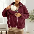 thumbnail image 2 of RXMEKW Mens Long Sleeve, Child-Sized Jacket with Zipper, Kangaroo Pocket, and Fleece Lining, 2 of 7