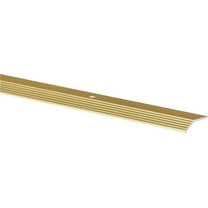 Thermwell H591FB/3DI Aluminum Carpet Joining Bar, 1-3/8"X3', Gold