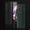 thumbnail image 2 of Funda De Teléfono Compatible Con Samsung Galaxy Z Fold 3 5G Funda Con Portalápices Funda Trasera De Cuero Antideslizante A Prueba De Golpes Yuarrent EL016488-02, 2 of 5