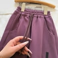 thumbnail image 5 of Girls Sweatpants Pants for Teen Girls Children's Spring And Summer Solid Color Casual Pants Comfortable Straight Through Sport Pants for Both Boys And Girls, 5 of 5