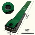 thumbnail image 3 of Estbridge Green PVC Golf Putting Mat with Velvet Carpet - Durable  Non-Slip Surface for Indoor Practice  1 Hole Training Feature  Anti-Jamming Return Mechanism  Ideal for Home or Office M, 3 of 5