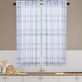 thumbnail image 7 of HA-EMORE Buffalo Plaid Tier Curtains Gingham Pattern Rod Pocket Short Window Curtains for Kitchen Cafe Curtains Half Window Bathroom Window Curtains, 7 of 7