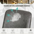 thumbnail image 5 of Sophia & William 24" PU Leather Counter Height Bar Stool with Backrest-Gray, 5 of 5