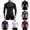 A-Black651, variant on Mens T Shirts Long Sleeve Mock Neck Raglan Quick Dry Compression Tees Gym Running Athletic Base Layer Tops