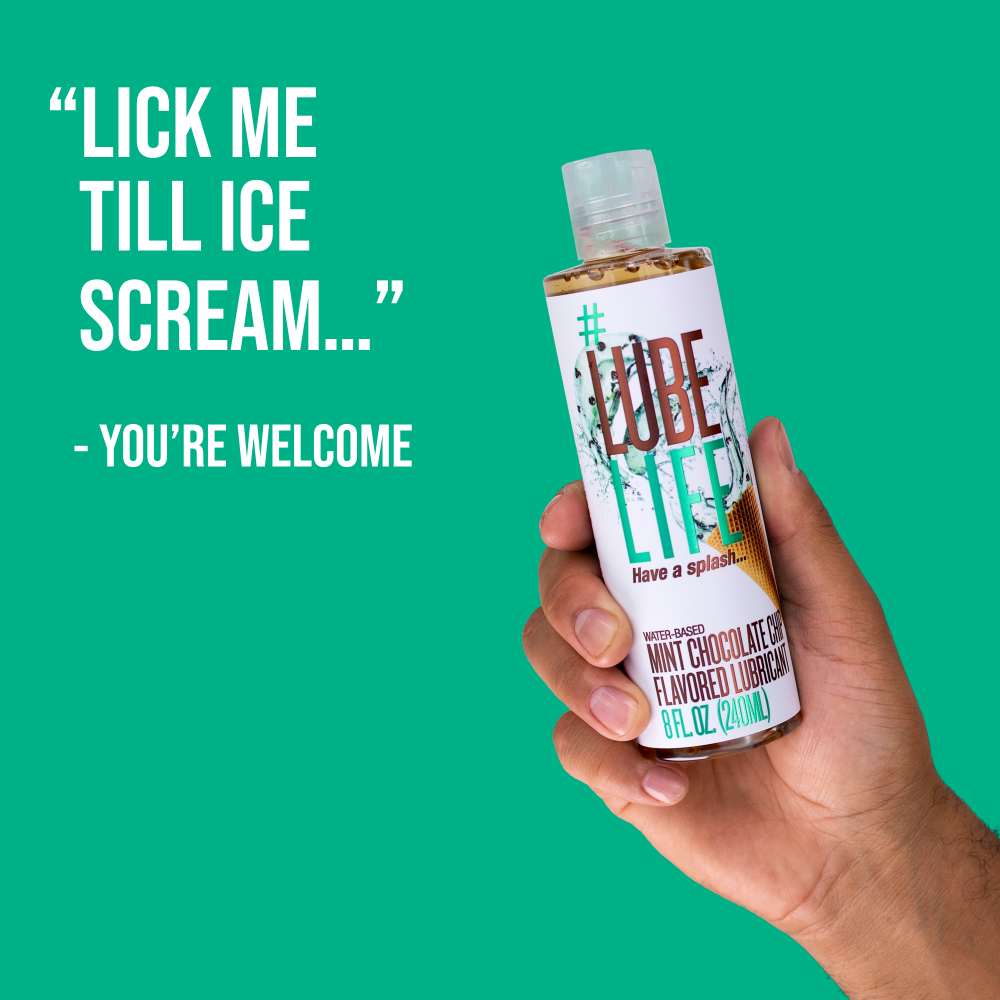 Lube Life Water Based Mint Chocolate Chip Flavored Lubricant, 8 fl oz - image 3 of 7