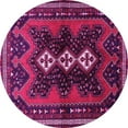 thumbnail image 1 of Ahgly Company Indoor Round Persian Pink Traditional Area Rugs, 8' Round, 1 of 4