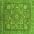 thumbnail image 1 of Ahgly Company Indoor Square Abstract Green Modern Area Rugs, 3' Square, 1 of 4