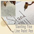 Angled Fine Line Painting Pen Precision Touch Up Paint For Rock Chips