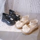 thumbnail image 3 of Zapatos de niña de una sola capa con suela blanda y lazo de otoño, 3 of 6