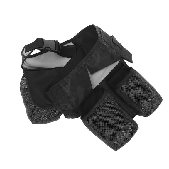 LOLIPPYY Adjustable Waist Belt Bag in Black, Tool Belt for Housekeeping and Repair Tasks, 1 Set