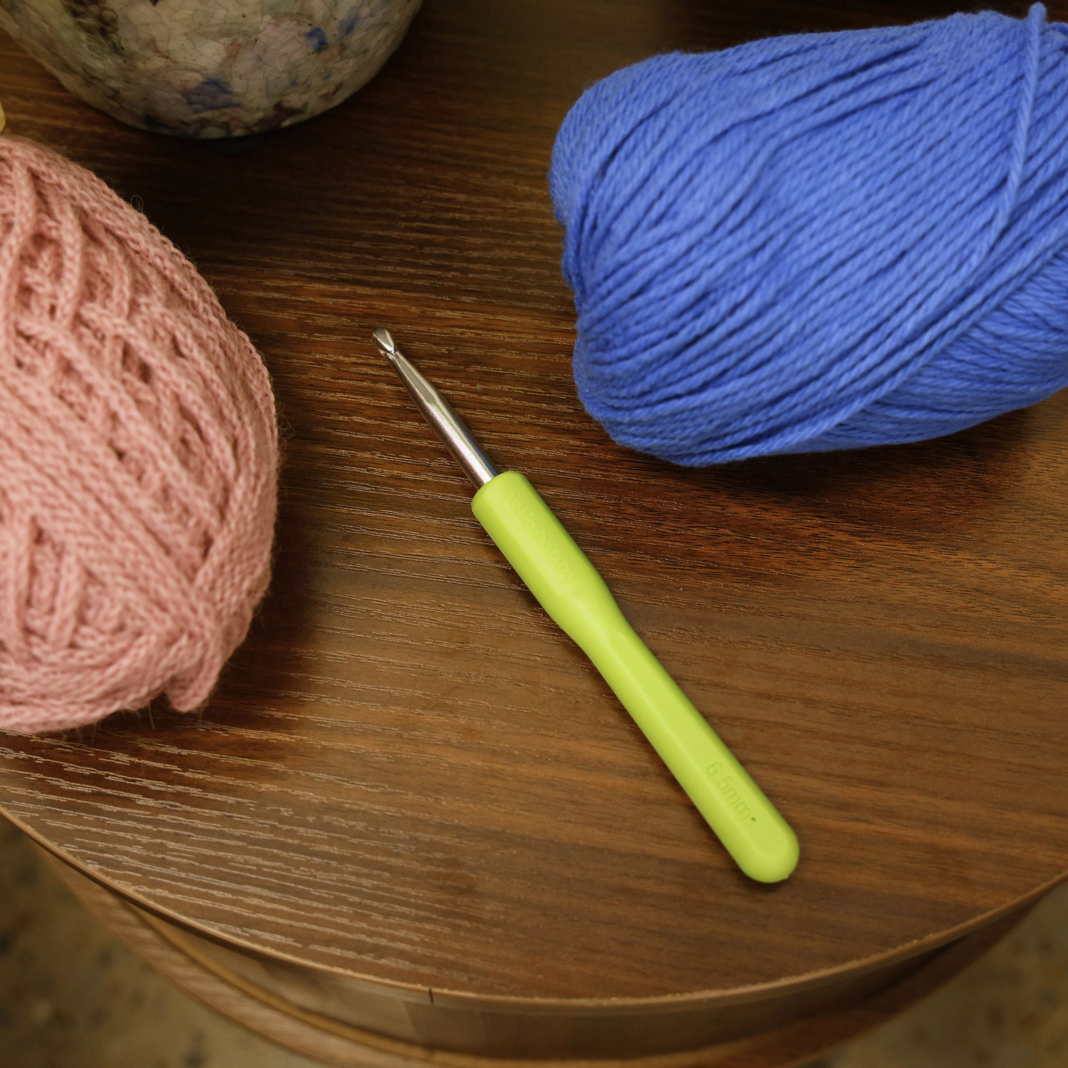 Hello Hobby Ergonomic Crochet Hook, Size K, 6.5 mm