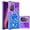 Purple Navy, variant on Cute Case for Motorola Edge 30 Pro/Edge   2022/Edge X30 with Ring Kickstand, Bling Gradient Quicksand Glitter Flowing Liquid Floating Case for Moto Edge X30/Edge 30 Pro JB Bluish Violet
