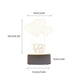 thumbnail image 3 of Fiudx Luces Led Decorativas, Farol con Diseño de Metal Intrincado, Pantallas de Luces y Sombras, Decoración para Fiestas Navideñas, Regalo Familiar, Luces para Decorar Habitaciones, Regalos de San Va, 3 of 6