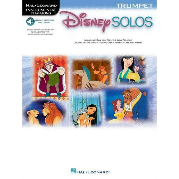 Disney Solos - Instrumental Solos for Trumpet (Book/Online Audio), (Paperback)