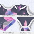 thumbnail image 3 of Dreamy Color Butterflies Pure Cotton Bodysuit Short Sleeve Pajamas One-Piece Romper Unisex 2T, 3 of 6